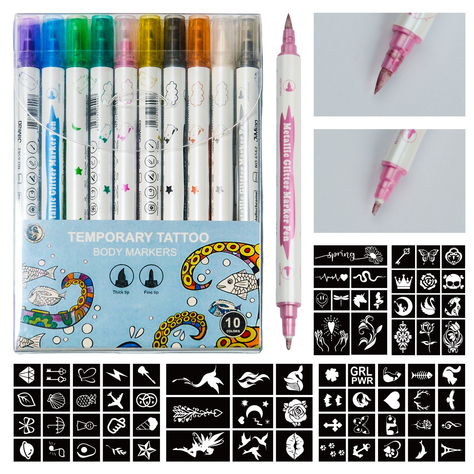 Temporary Tattoo Markers for Skin Marker Pen WTK265