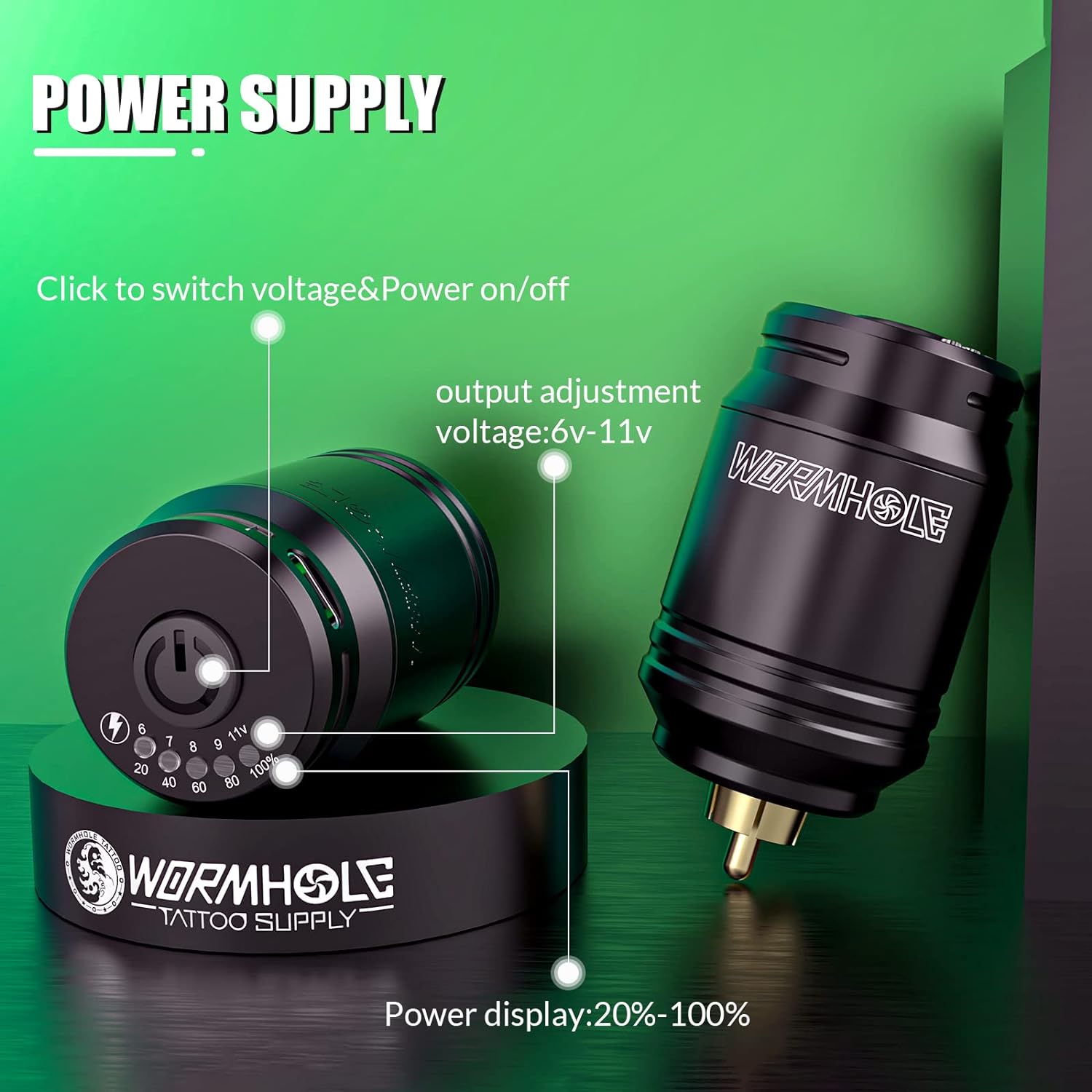 Wormhole Tattoo Power Supply WA03