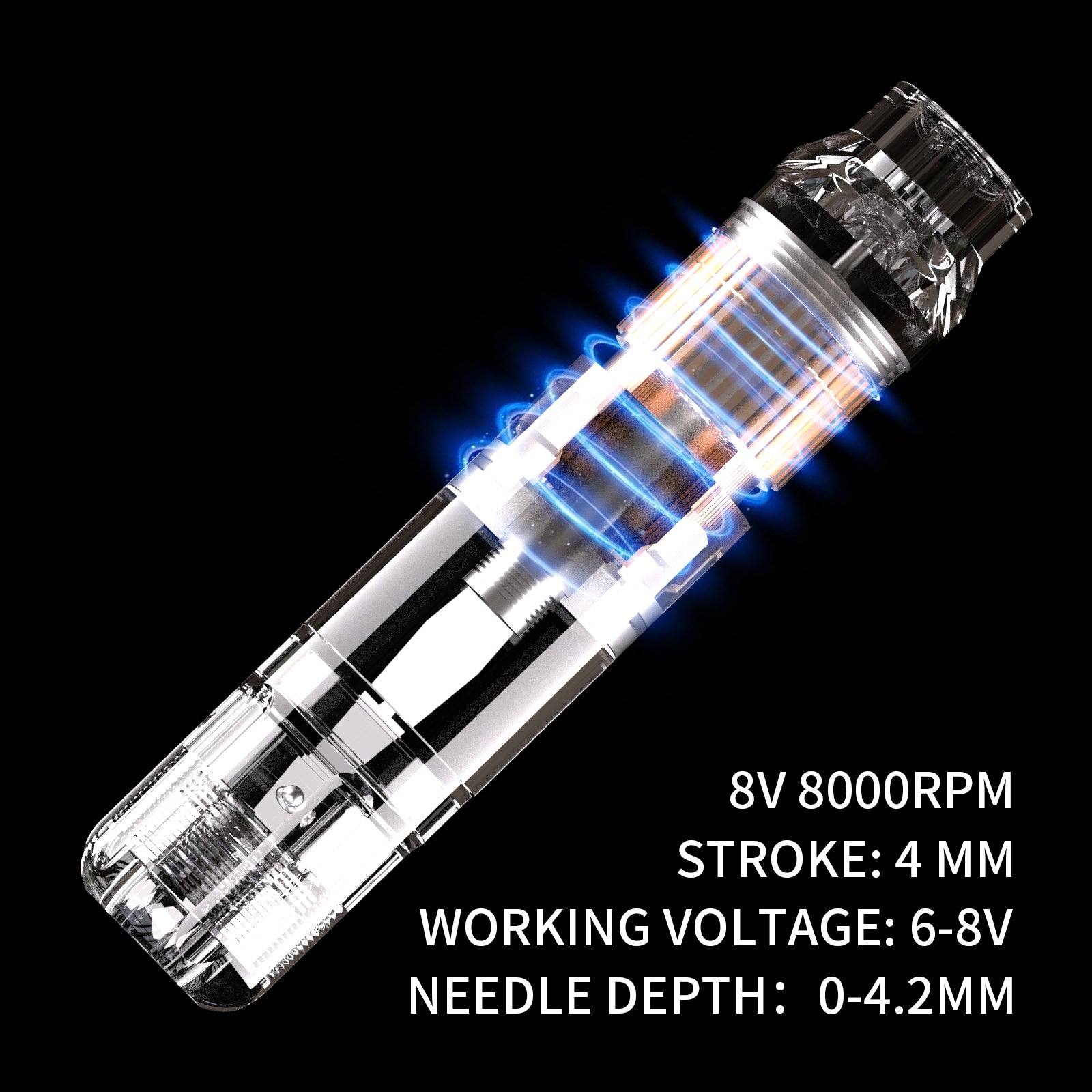 Wireless Tattoo Kit with Wireless Power Supply WTK248