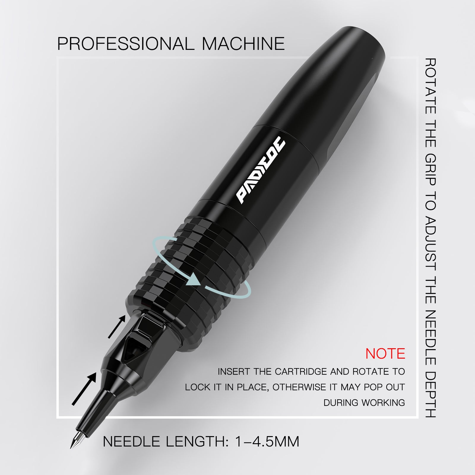 Wireless Tattoo Machine Kit for Tattoo Beginner Practice & Dotwork WTK232