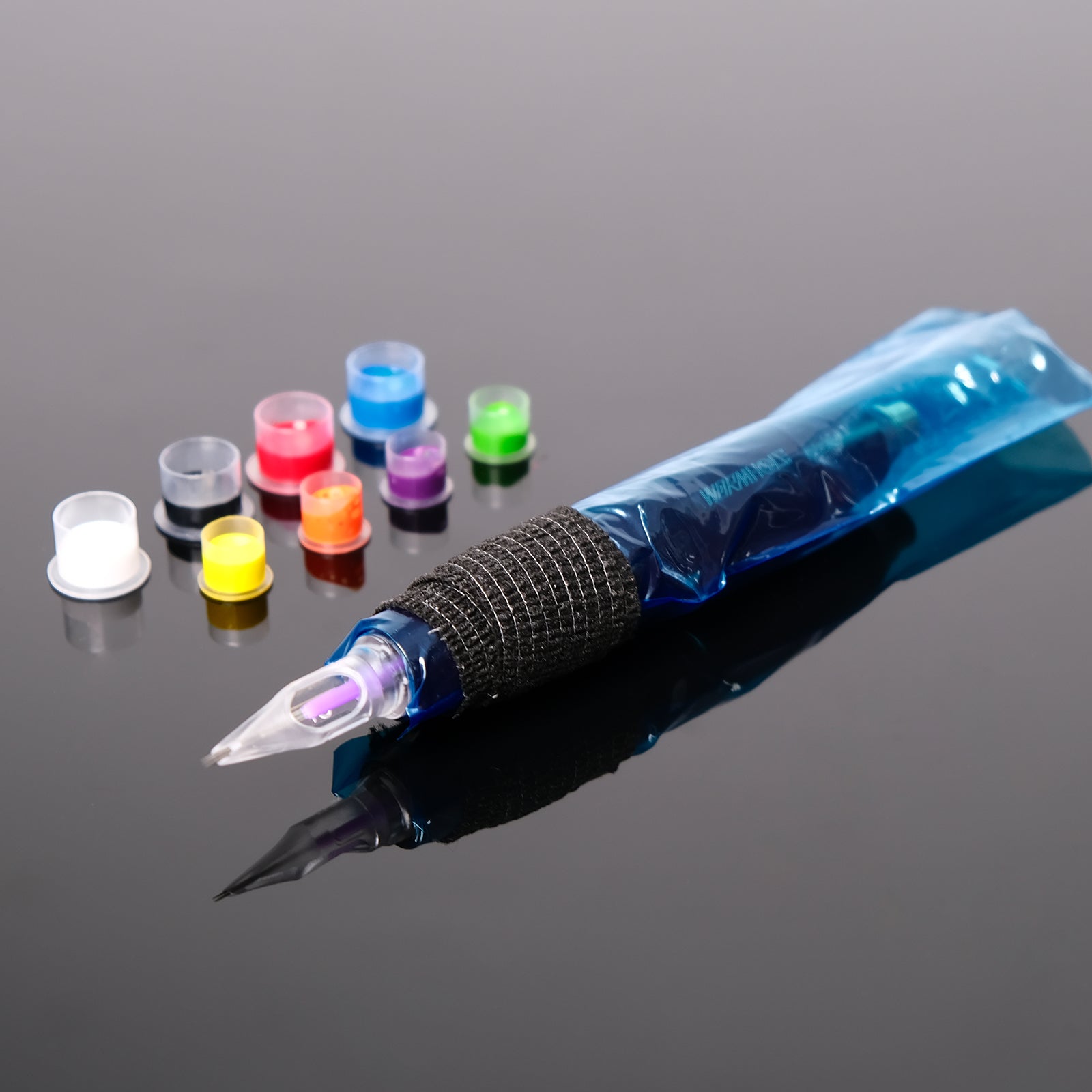 200Pcs/Box Disposable Tattoo Machine Covers Wraps Tattoo Pen Grip Sleeves