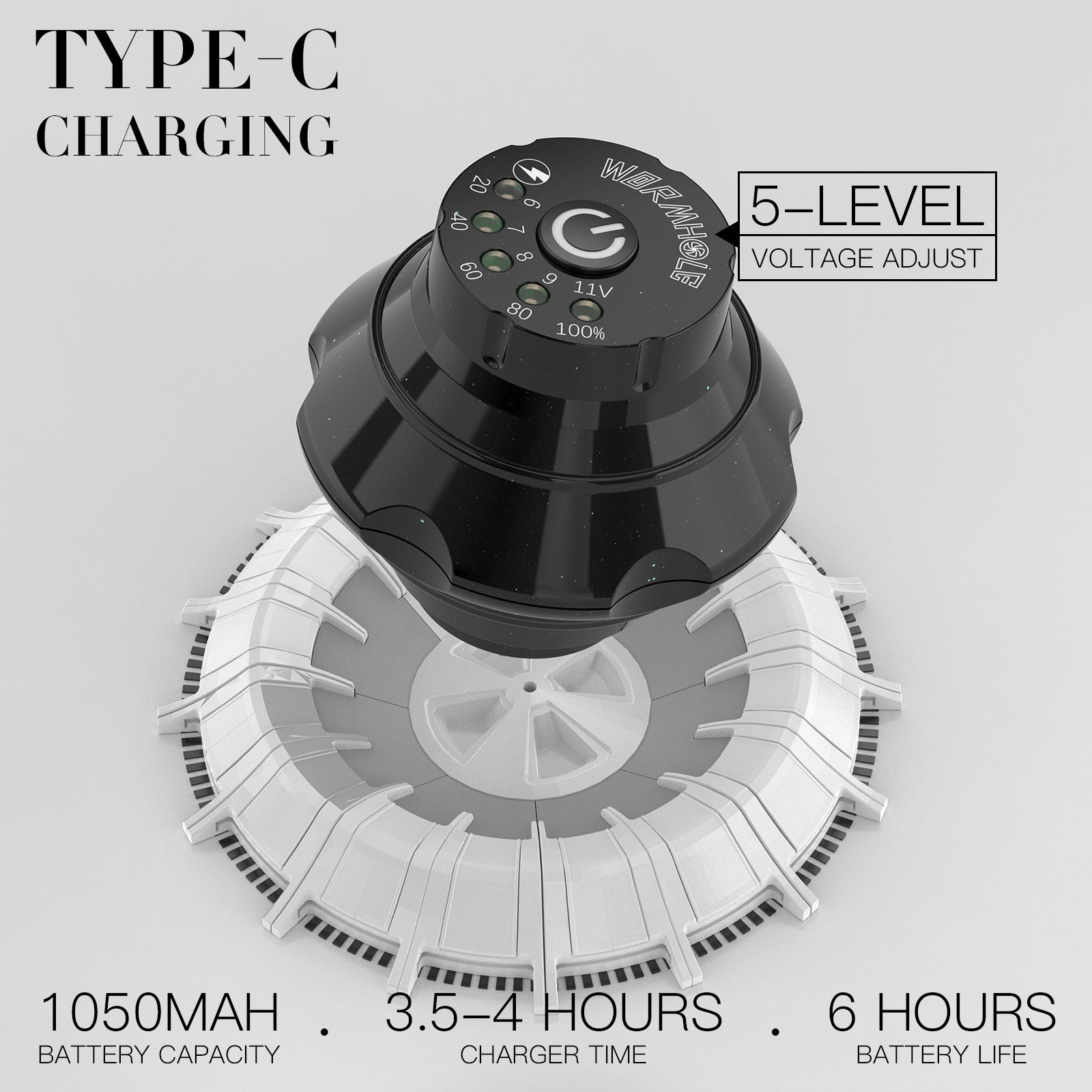 Wireless Tattoo Machine Kit for Tattoo Beginner Practice & Dotwork WTK232