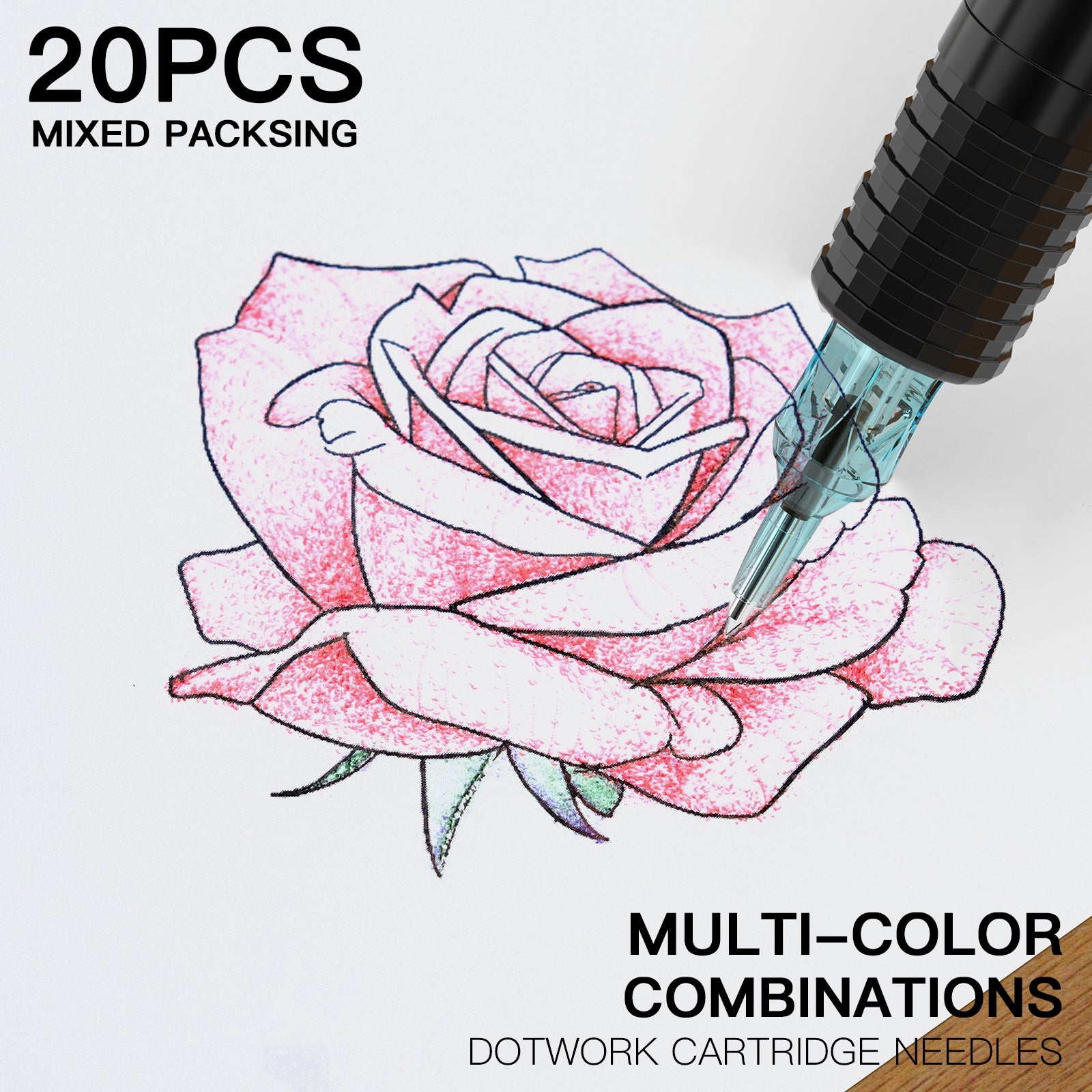 Wireless Tattoo Machine Kit for Tattoo Beginner Practice & Dotwork WTK232