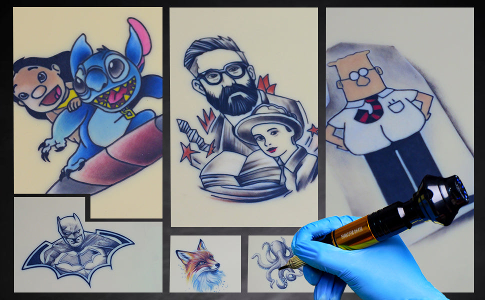 Wireless Tattoo Kit with Wireless Power Supply WTK248